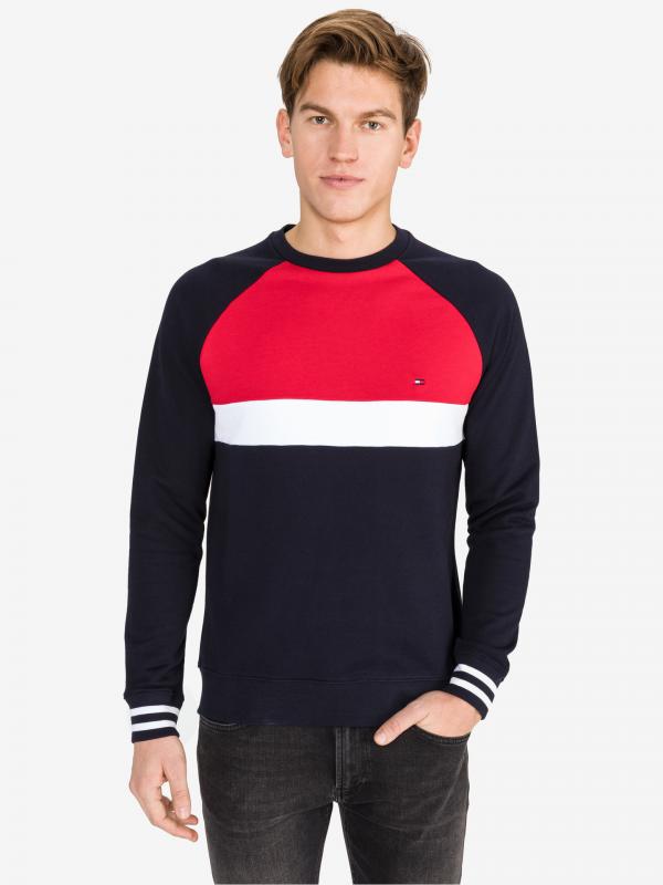 Mikina Tommy Hilfiger Modrá
