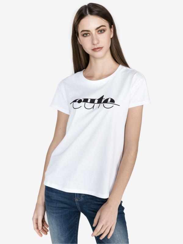 Triko Armani Exchange Bílá