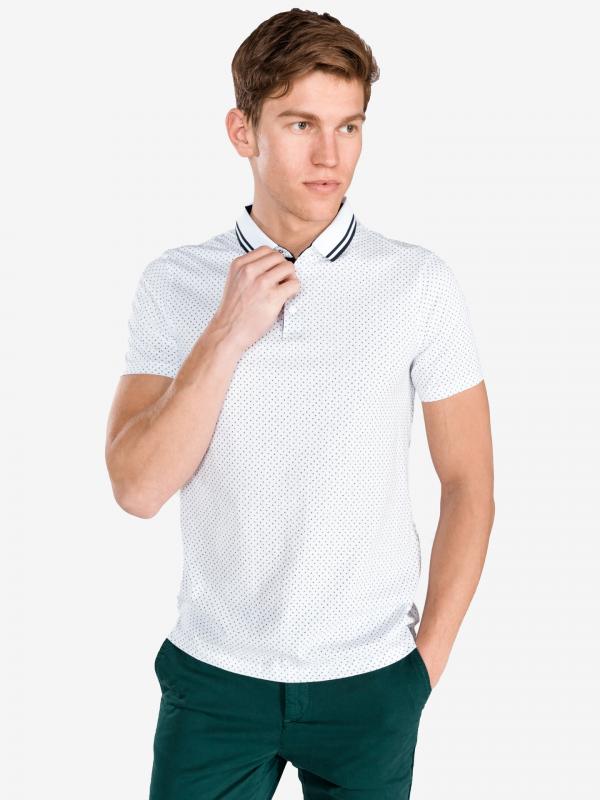 Polo triko Armani Exchange Bílá