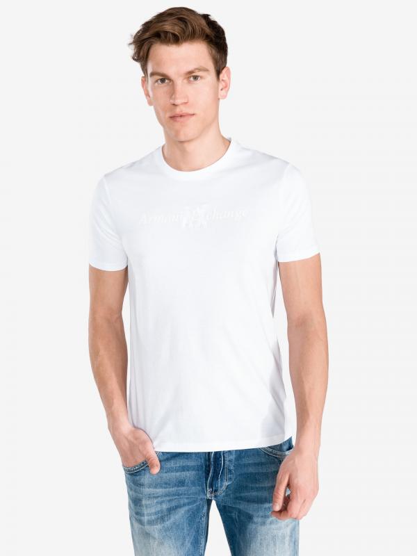 Triko Armani Exchange Bílá
