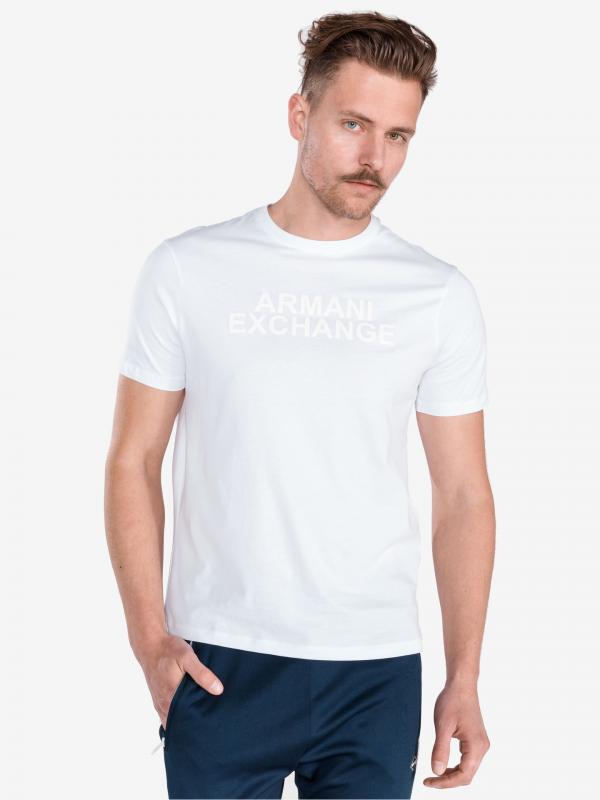 Triko Armani Exchange Bílá