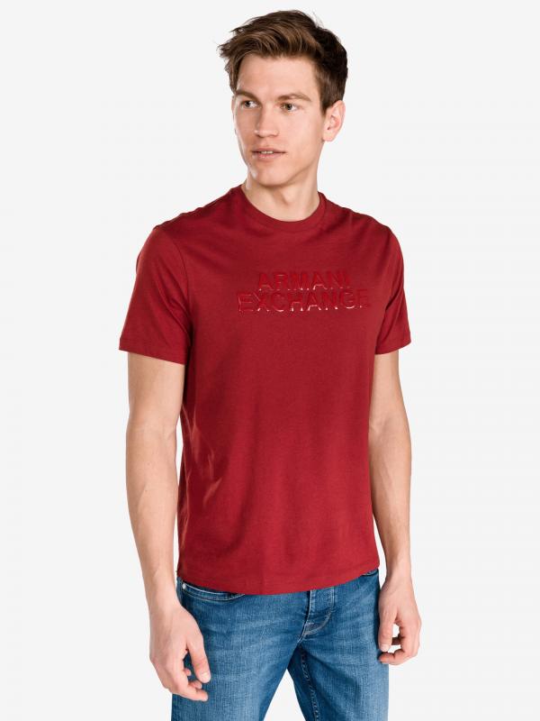 Triko Armani Exchange Červená
