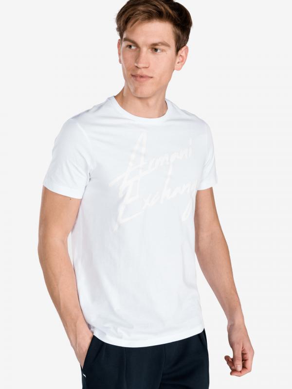 Triko Armani Exchange Bílá