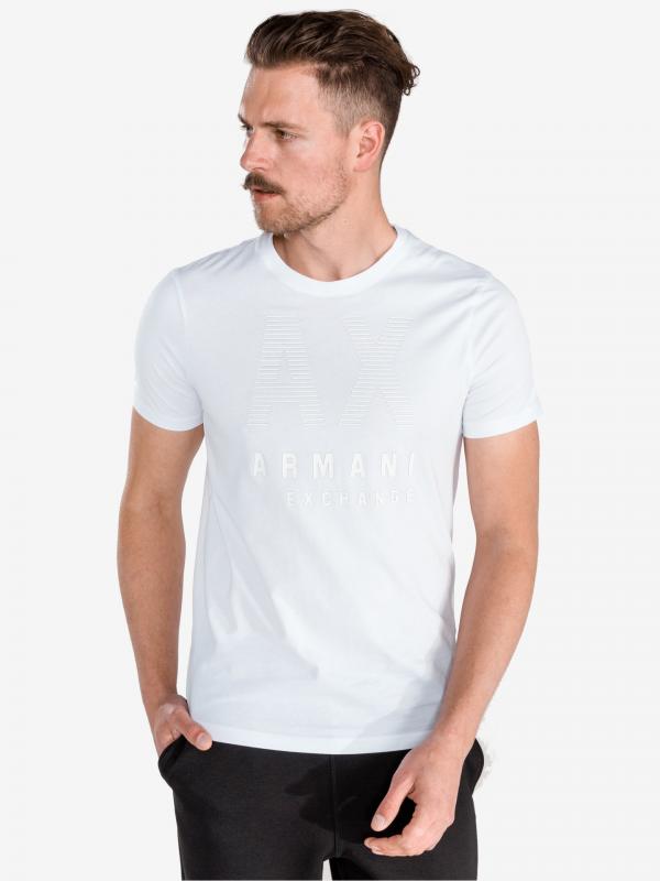 Triko Armani Exchange Bílá