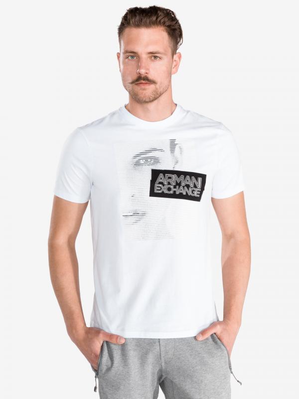 Triko Armani Exchange Bílá