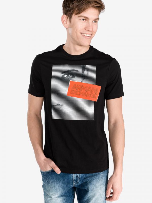 Triko Armani Exchange Černá