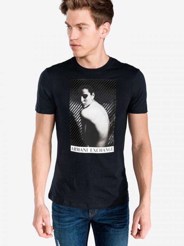 Triko Armani Exchange Černá
