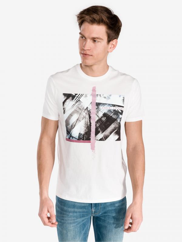 Triko Armani Exchange Bílá