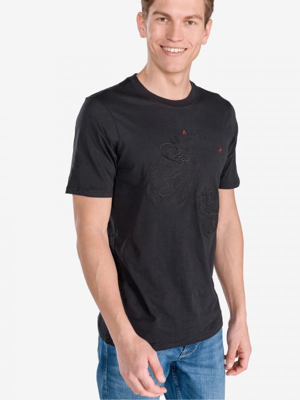 Triko Armani Exchange Černá
