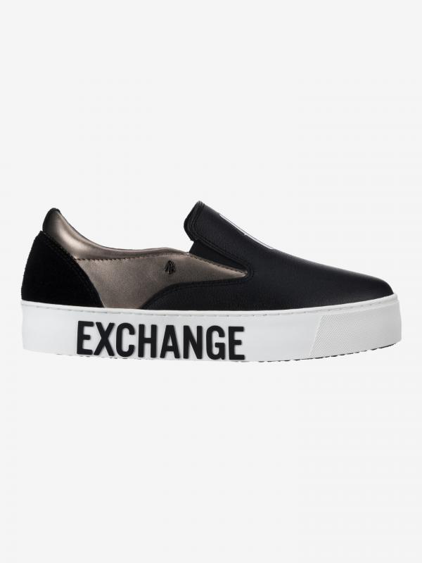 Slip On Armani Exchange Černá