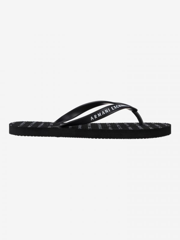 Žabky Armani Exchange Černá