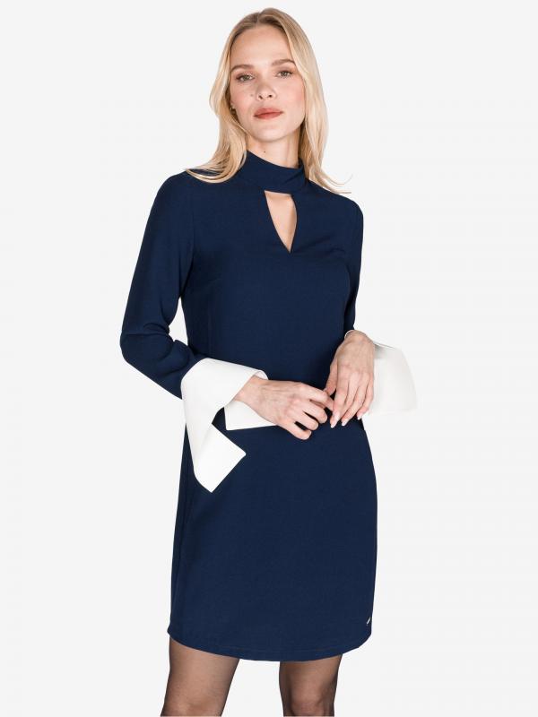 Šaty Armani Exchange Modrá