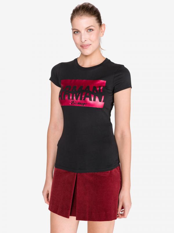 Triko Armani Exchange Černá