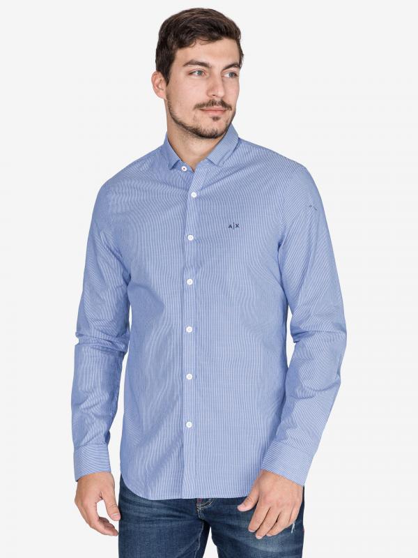 Košile Armani Exchange Modrá