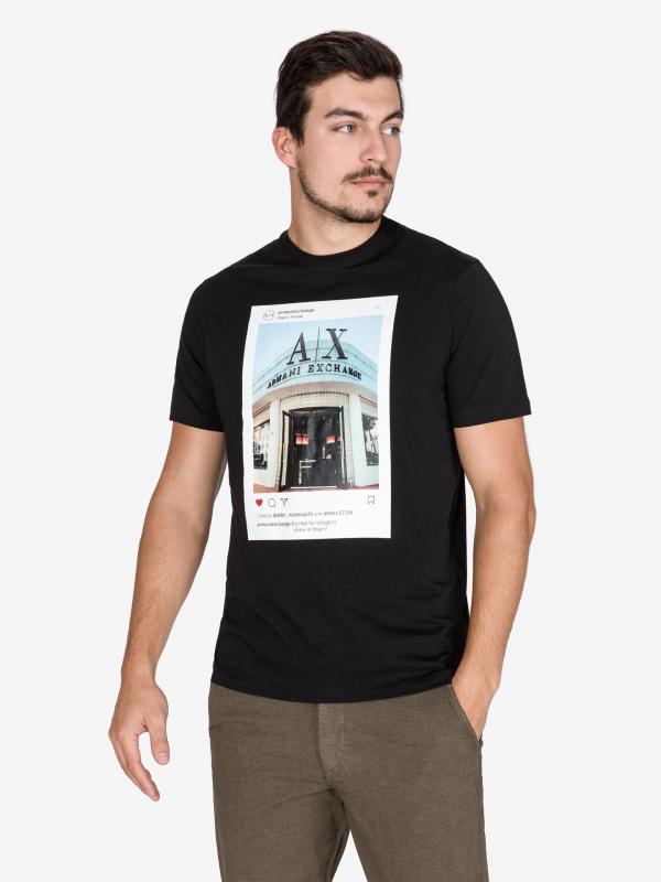 Triko Armani Exchange Černá