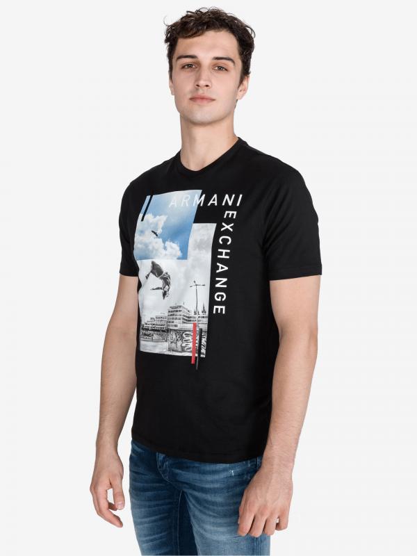 Triko Armani Exchange Černá