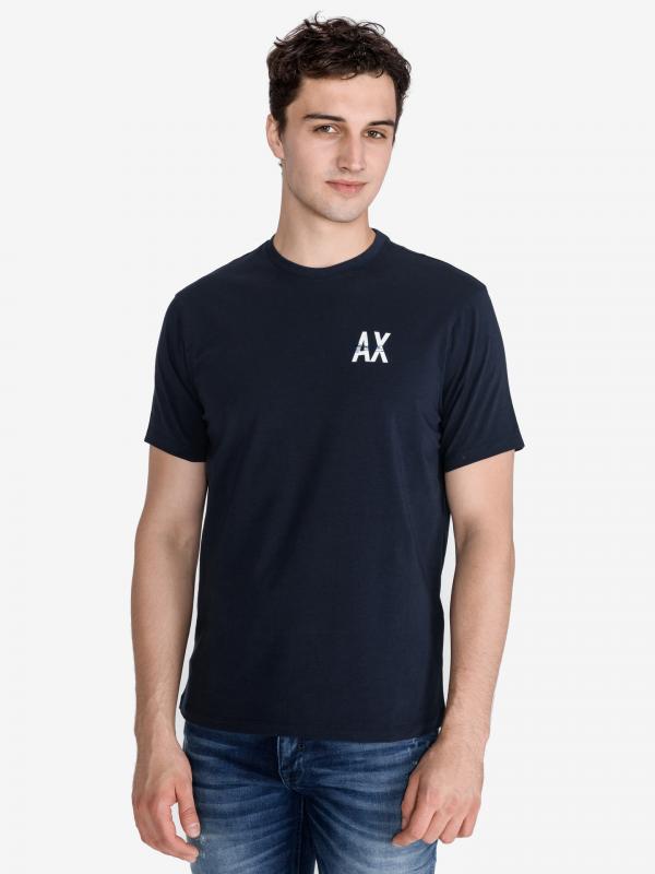 Triko Armani Exchange Modrá