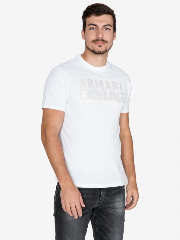 Triko Armani Exchange Bílá