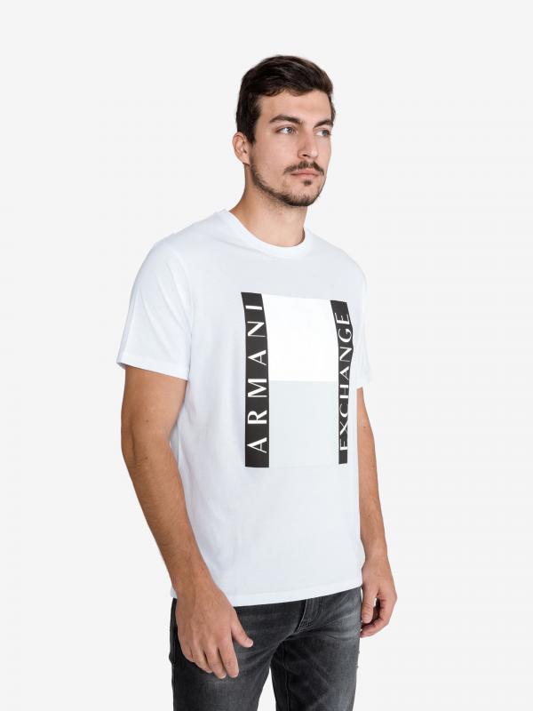 Triko Armani Exchange Bílá