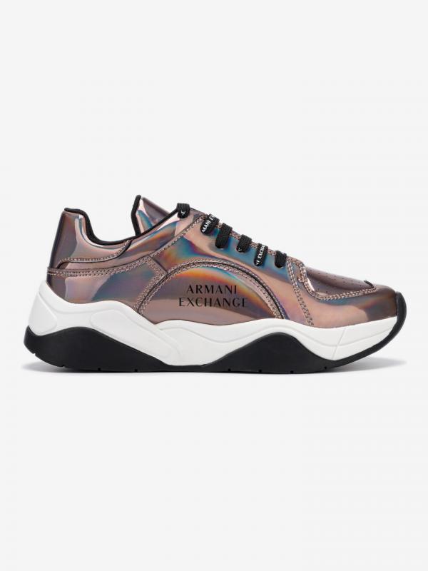 Tenisky Armani Exchange Hnědá