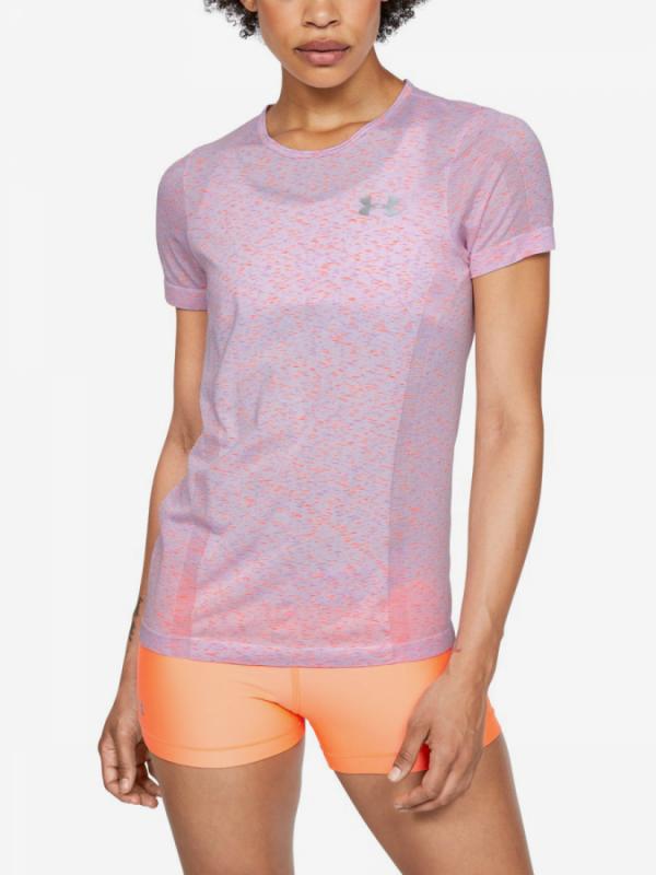 Tričko Under Armour Vanish Seamless Ss Spacedye-Pnk Růžová