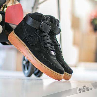 Nike Wmns Air Force 1 Hi Suede Black/ Black