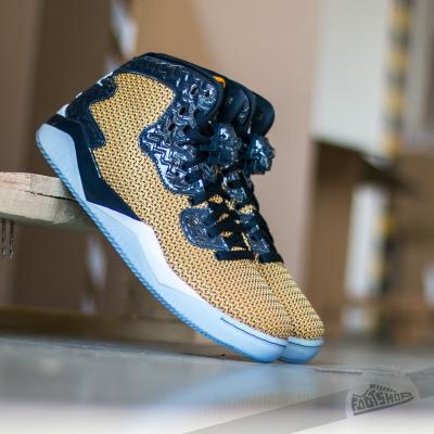 Air Jordan Spike Forty Gold Leaf/ White- Midnight Navy