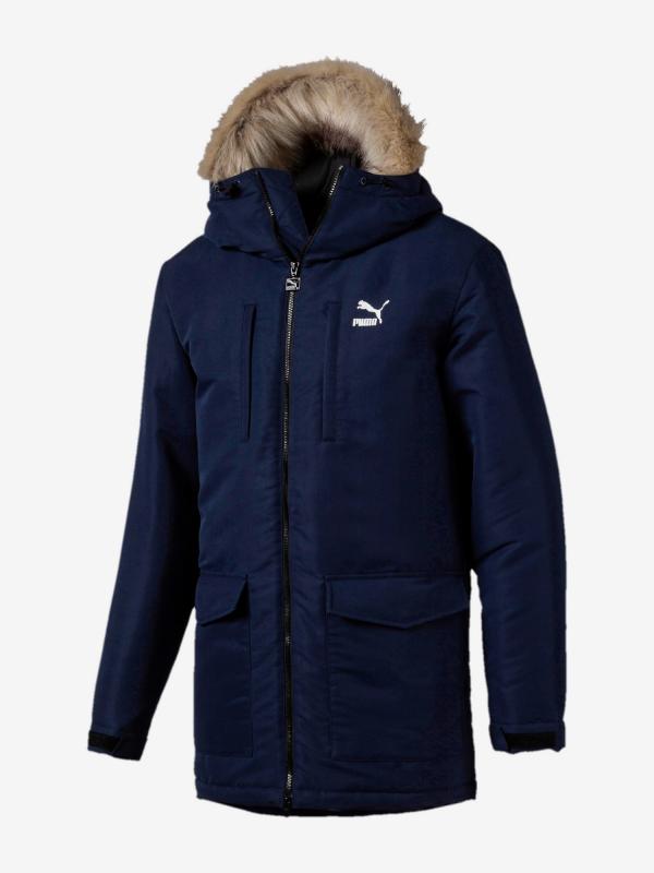 Bunda Puma Classics Padded Jacket Modrá