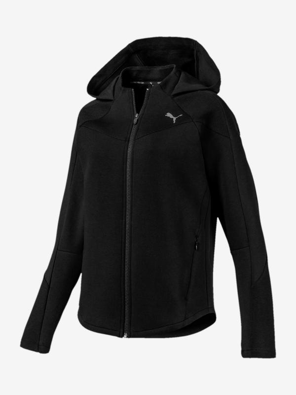 Mikina Puma Evostripe Fz Hoody Černá