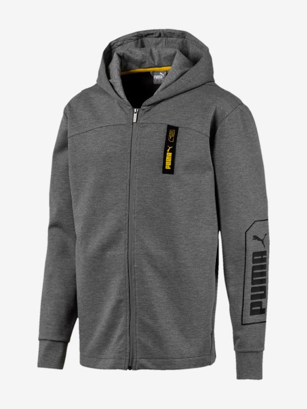 Mikina Puma Nu-Tility Fz Hoody Šedá