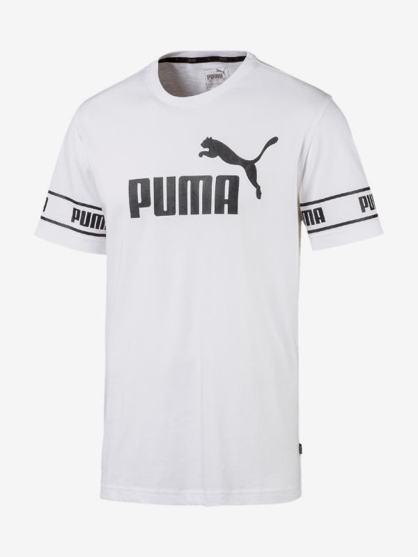Tričko Puma Amplified Big Logo Tee Bílá