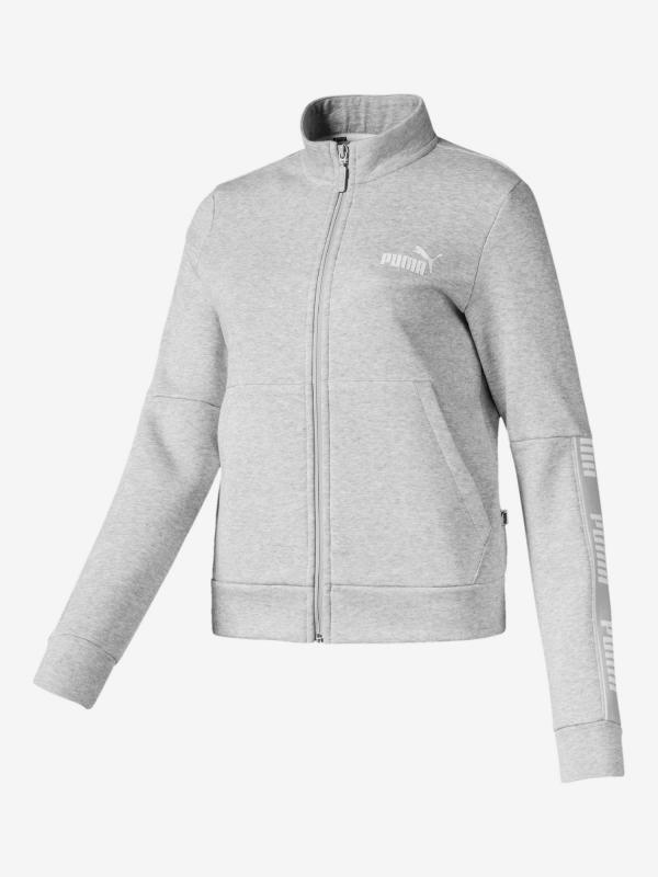 Tričko Puma Amplified Fz Jacket Fl Šedá
