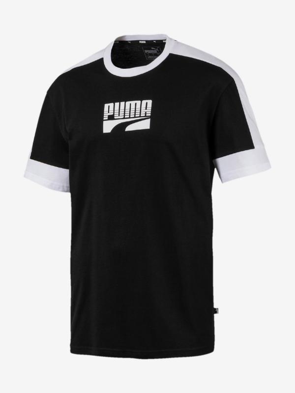 Tričko Puma Rebel Block Tee Černá