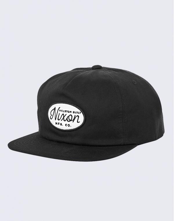 Nixon Axle Snapback Hat Black