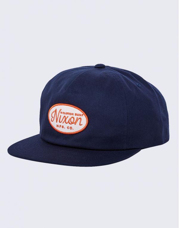 Nixon Axle Snapback Hat Navy