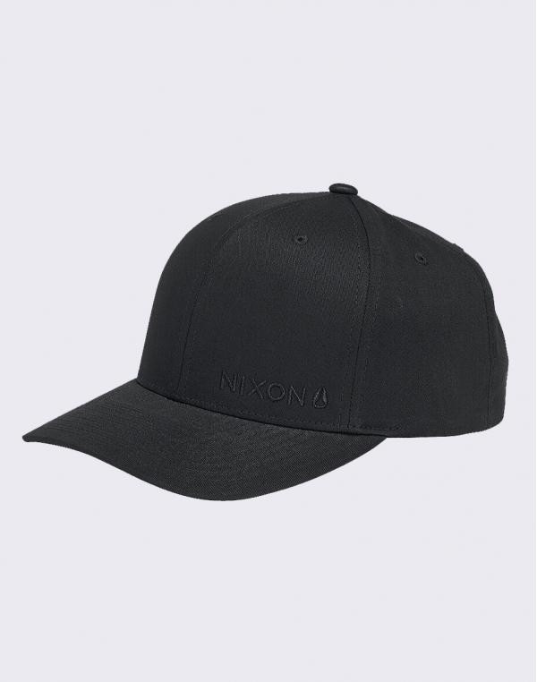 Nixon Lockup Snapback All Black Black