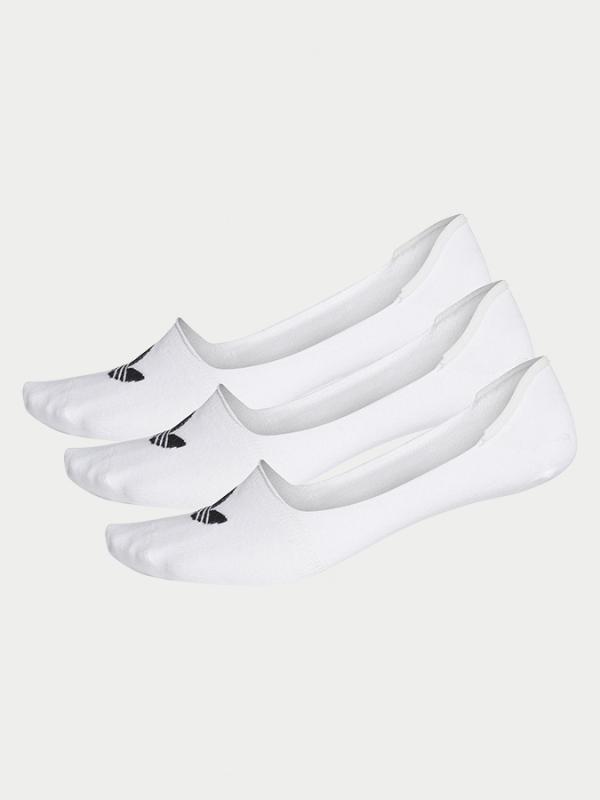 Ponožky adidas Originals No Show Sock 3 Pack Bílá