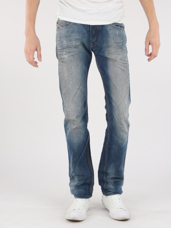 Džíny Diesel BELTHER L.32 PANTALONI Modrá