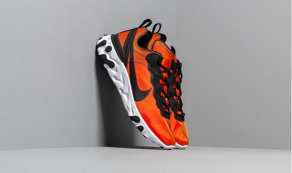 Nike React Element 55 Premium Su19 Black/ Black-Tour Yellow-White