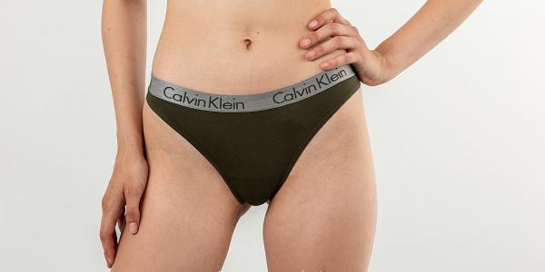 Calvin Klein Thong Khaki