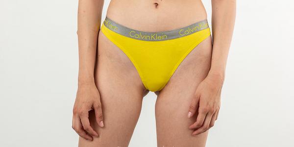 Calvin Klein Thong Yellow