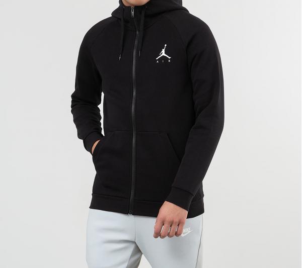 Jordan Jumpman Fleece Fullzip Hoodie Black/ White