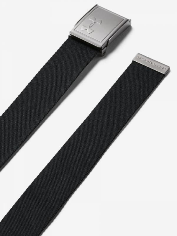 Pásek Under Armour Men\'S Webbing 2.0 Belt-Blk Černá