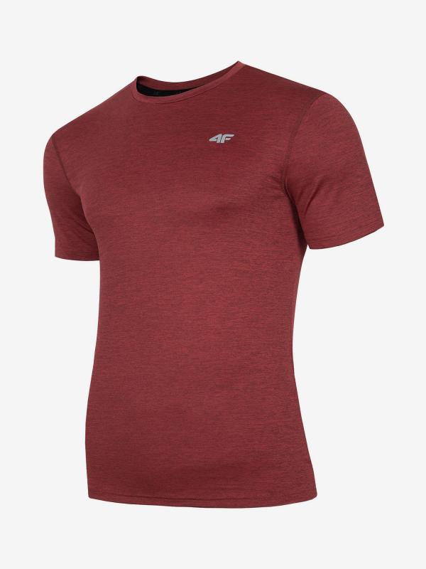 Tričko 4F TSMF301 FUNCTIONAL T-SHIRTS Červená