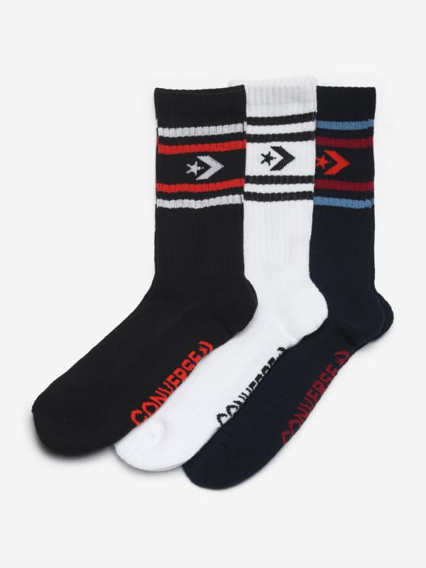 Ponožky Converse Mens Sport Inspired crew AW22 Barevná