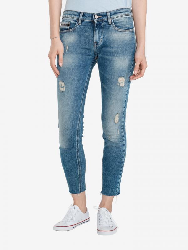 Jeans Calvin Klein Modrá
