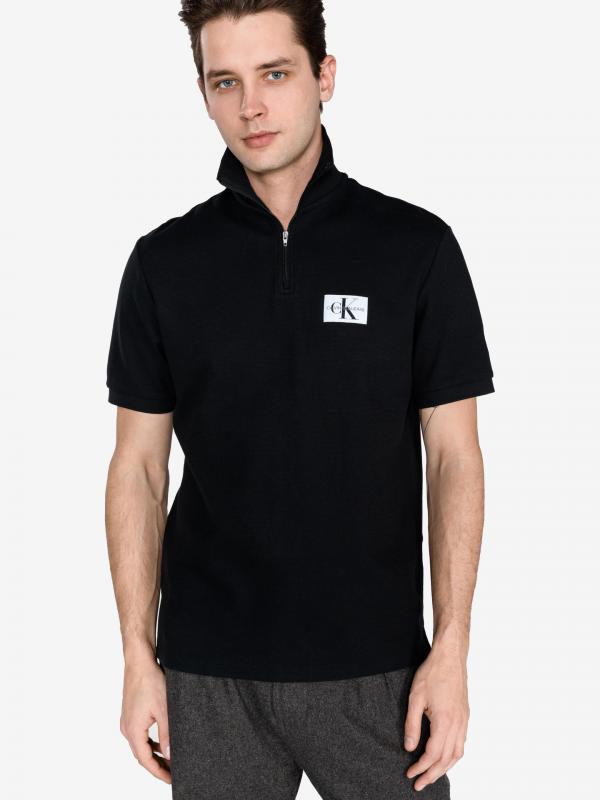 Polo triko Calvin Klein Černá