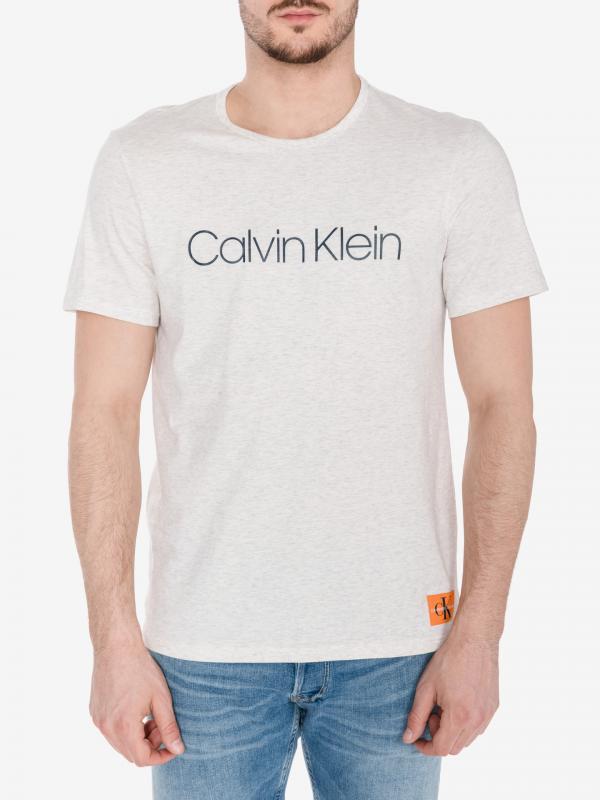 Triko na spaní Calvin Klein Bílá