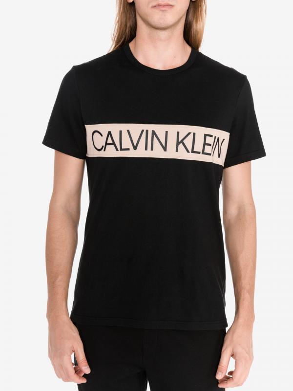 Triko na spaní Calvin Klein Černá