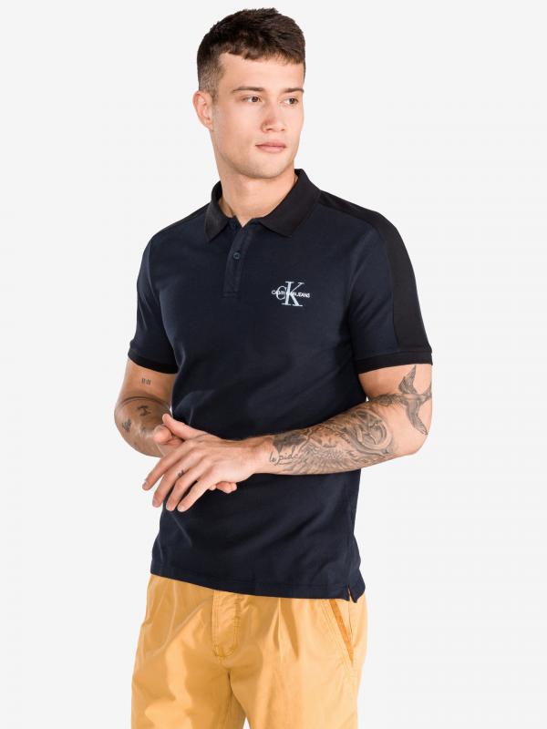 Polo triko Calvin Klein Modrá